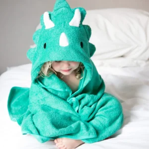 Dinosaur Friends Children's Hooded Bath Towel